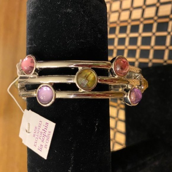 Lia Sophia "SNOWCONE" Stretch Bracelet - Picture 6 of 9